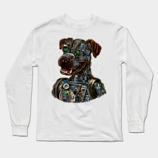 Cyborg Dog Long Sleeve T-Shirt